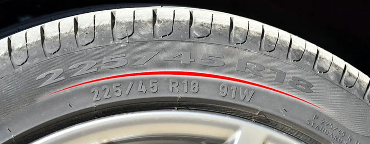 輪胎上的數字和字母是什么意思