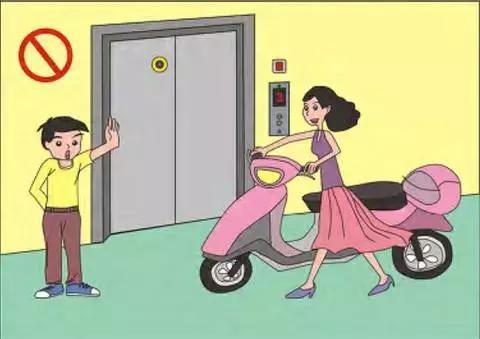 電瓶車為什么不能進電梯